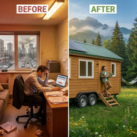TerraNest TimberTrail Eco Tiny House — Before & After